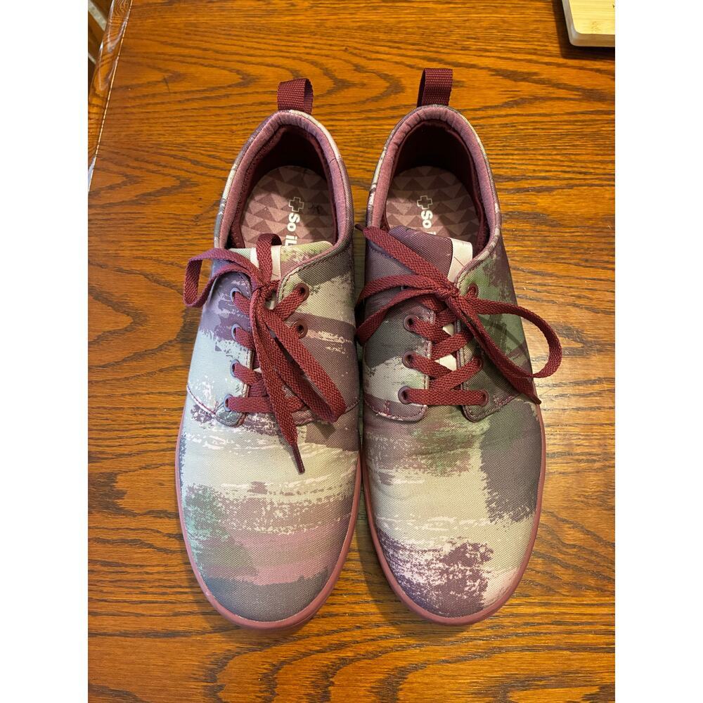 So iLL Eco Camo Wino Sneakers Red Purple Men's Size 9